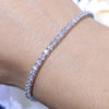 DB0048 High Quality 3.30ct Natural Round Diamonds 14K White Gold Tennis Bracelet