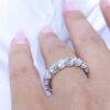 4.46CT Diamond Eternity Wedding Band WB066 - Image 2