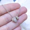 1.44ct Diamond in 18K Rose, White and Yellow Gold Pendant DP018 - Image 4