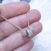 1.44ct Diamond in 18K Rose, White and Yellow Gold Pendant DP018