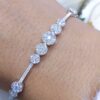1.37CT Diamond Bangle in 14K White Gold YKB00065 - Image 2