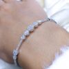 1.37CT Diamond Bangle in 14K White Gold YKB00065 - Image 3