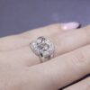 0.82ct Round cut Diamonds Band Style Ring - Image 2