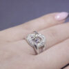 0.82ct Round cut Diamonds Band Style Ring