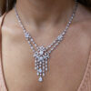 Exceptional 11.20ct Princess, Marquise, Round & Pear shape Diamonds Necklace