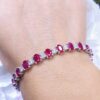 15.20CT Ruby and Diamond Bracelet FB18534R - Image 4