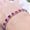15.20CT Ruby and Diamond Bracelet FB18534R - Image 3
