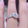 1.50CT Marquise and Round Diamonds Engagement Ring RDER086 - Image 3