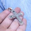 6.35CT Diamond Cross Pendant in 18K White Gold DP048 - Image 3