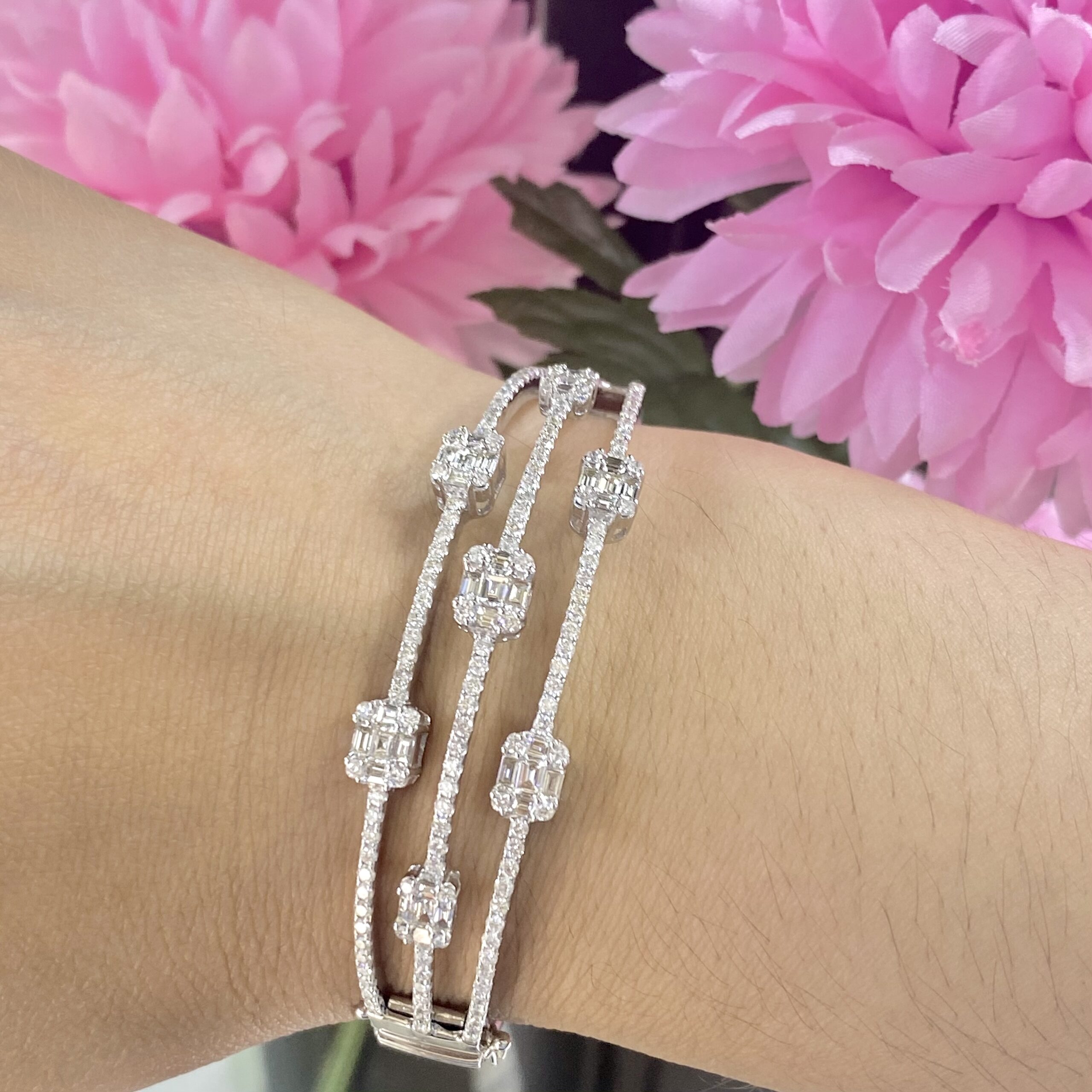 Buy Exclusive Superhit Most Demanding Rose Gold American Diamond Fancy  Designer Bracelets Online From Wholesale Salwar.