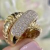 14K Yellow Gold 2.80ct Diamond Ring SI clarity G-H color PJR3647-009 - Image 5