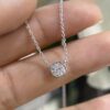 14K White Gold Natural Diamond 0.50ct Pendant Necklace. DP0023 LJJ - Image 3