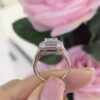 14K White Gold 1.00ct Diamonds Ring. DR457 TTJ - Image 3